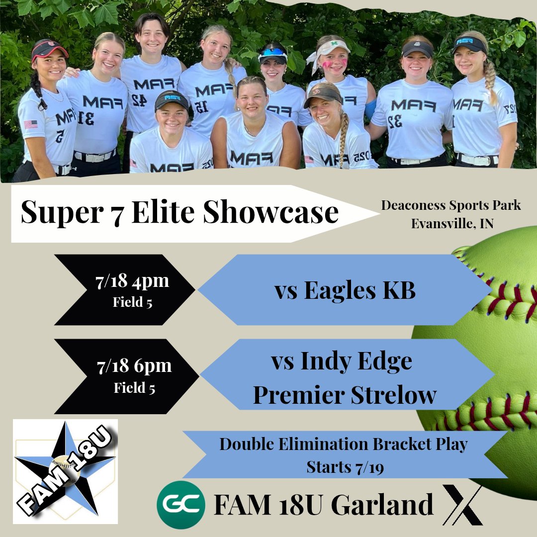 FAM 18U Garland (@fam2526garland) on Twitter photo Rainy weather changed our schedule for tomorrow. 
<a href="/IN_BAMFAM/">Baseball/Fastpitch Academics Midwest</a> Rainy weather changed our schedule for tomorrow. 
<a href="/IN_BAMFAM/">Baseball/Fastpitch Academics Midwest</a>