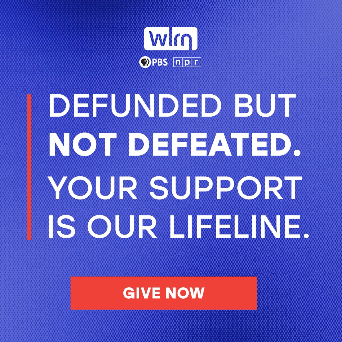 WLRN's tweet image. 🚨 State and federal funding for WLRN is gone.
What’s left? You.
Your support protects local journalism + public media that tells the truth, asks the hard questions, and serves South Florida.
🎧 Donate today: wlrnradio.pledgecart.org/smorg/home
#SupportWLRN #PublicMediaMatters