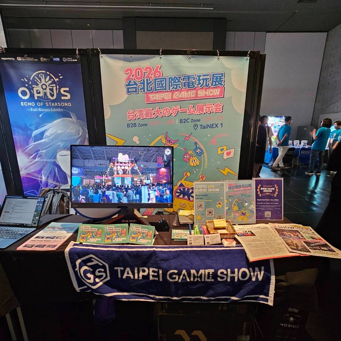 TaipeiGameShow's tweet image. We’re all set up and ready to roll at BitSummit Drift in Kyoto!
Come find us at booth EP-06 — games are live, teams are prepped, and we’re so ready to kick things off. Let’s gooo!
#BitSummit #IndieGames #MadeInTaiwan #GameDevLife #taipeigameshow2026