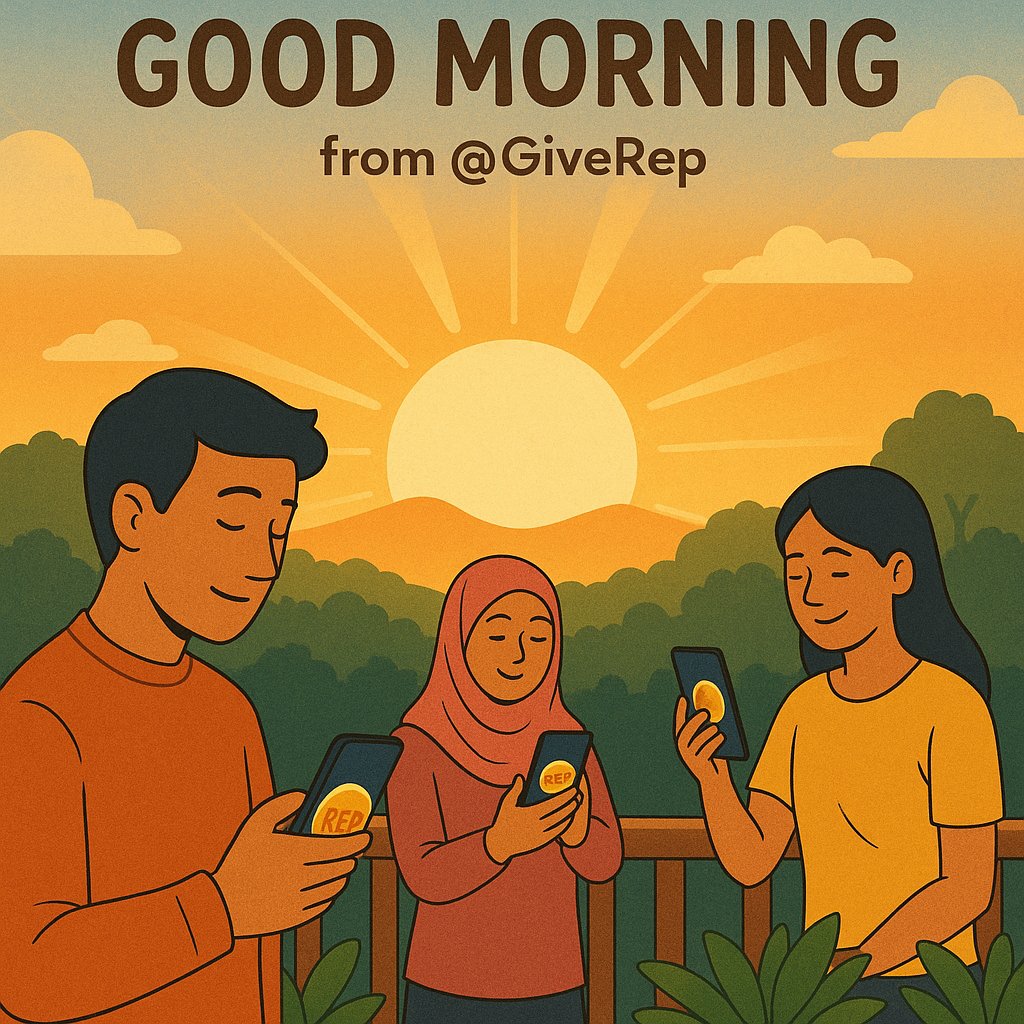 Asifkha71988860's tweet photo. Good morning, REP fam ☀️
I don’t just rise — I earn my respect.
Every sunrise is a reminder:
Coffee in one hand
 Wallet in the other
 Waiting for that sweet drop from @GiveRep @TypusFinance

#GiveRep #REPBuilder #Web3Respect https://t.co/Wn7z0ZCvxL