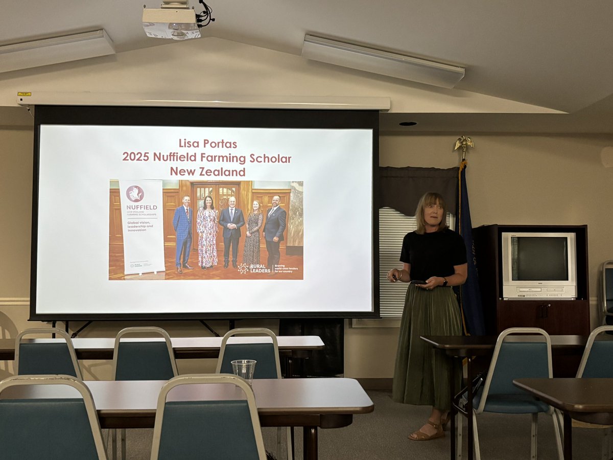 BLacefield's tweet image. What a treat, having a Nuffield Farming Scholar @NuffieldInt from New Zealand visit w/ @KYAgLeadership alum at the Woodford Co Ext Office
Top tier International Agriculture Leadership program, developing leaders who make a difference.
Thank you Lisa Portas & family!…