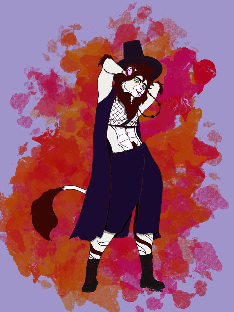 CousinToken's tweet photo. Was inspired by the Saja Boys to draw one of my sonas in their gear.

#sajaboysfanart  #kpopdemonhuntersfanart https://t.co/ko395BWB5Q