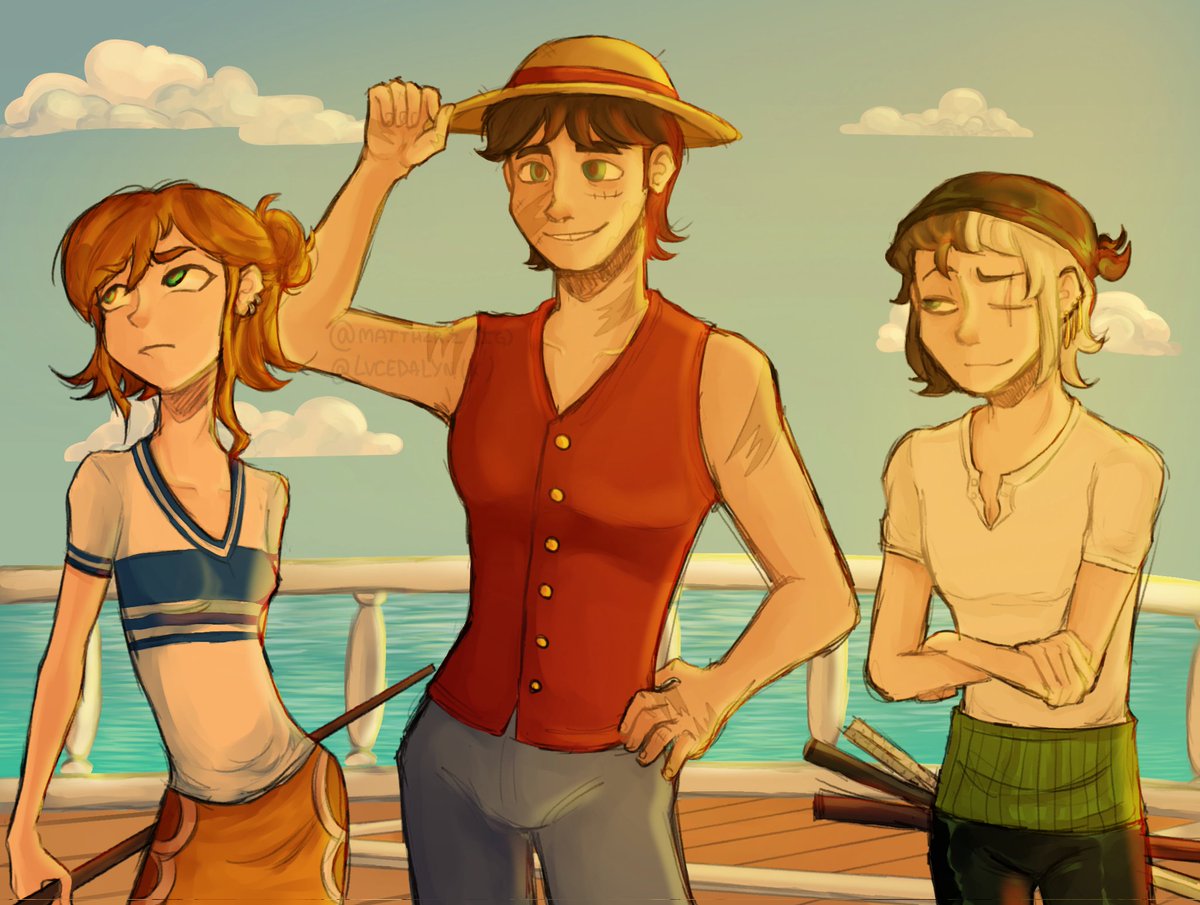 lvcedalyn's tweet image. #DISVENTURECAMP X #ONEPIECE AU!!
El Au no es mío, yo solo hice el dibujin :3
Au original de: @Noc997922619912