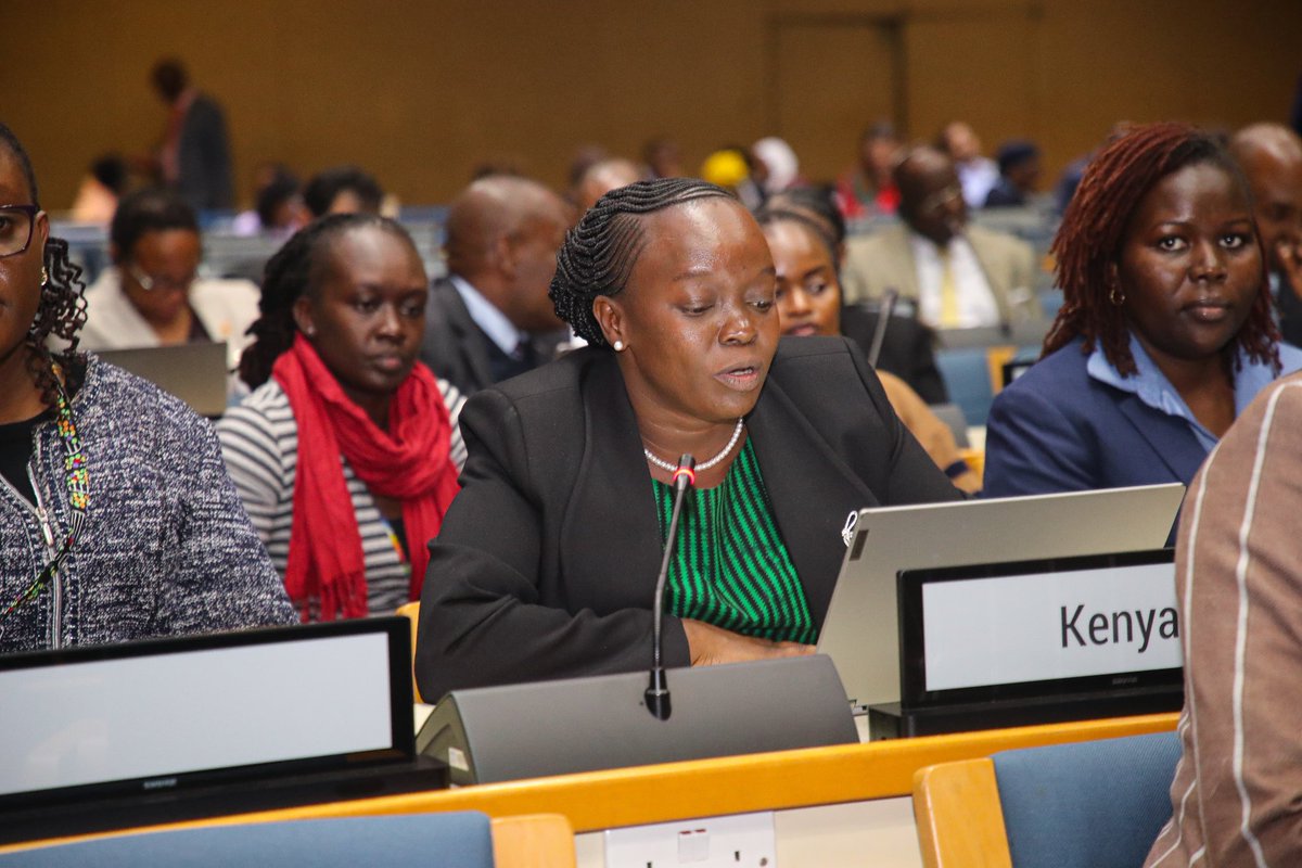 DeboraBarasa's tweet image. As #AMCEN20 came to a close, I expressed 🇰🇪 Kenya’s appreciation to the outgoing Bureau, Ethiopia and Secretariat for their leadership. Congratulations to 🇱🇾 Libya on its election as AMCEN President.
We reaffirmed AMCEN’s role as Africa’s premier platform for environmental…