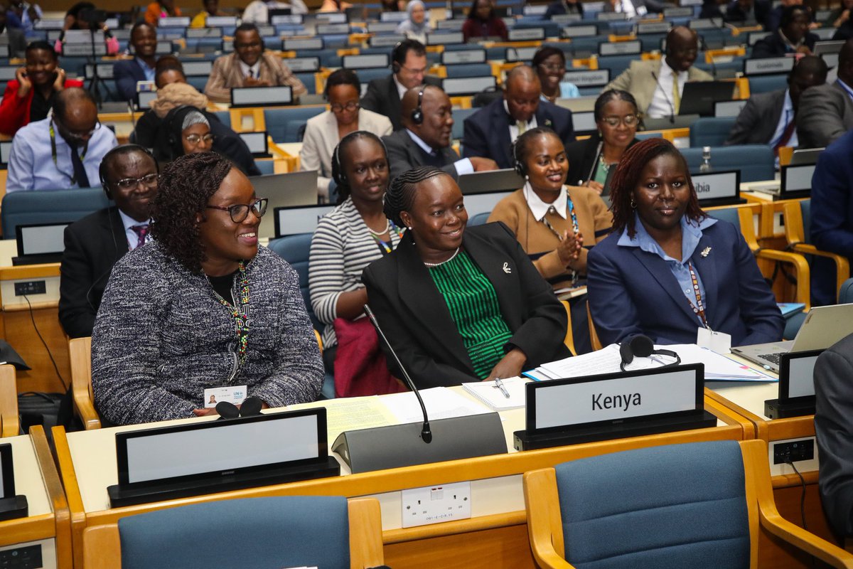 DeboraBarasa's tweet image. As #AMCEN20 came to a close, I expressed 🇰🇪 Kenya’s appreciation to the outgoing Bureau, Ethiopia and Secretariat for their leadership. Congratulations to 🇱🇾 Libya on its election as AMCEN President.
We reaffirmed AMCEN’s role as Africa’s premier platform for environmental…