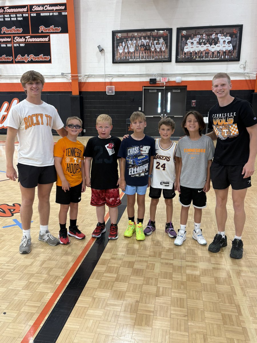 It was a great week of camp! Proud of our players for mentoring these young guys this week. We all had a blast learning and playing basketball. Thankful for our community, all who helped, and this sport. Go Panthers!! 🏀