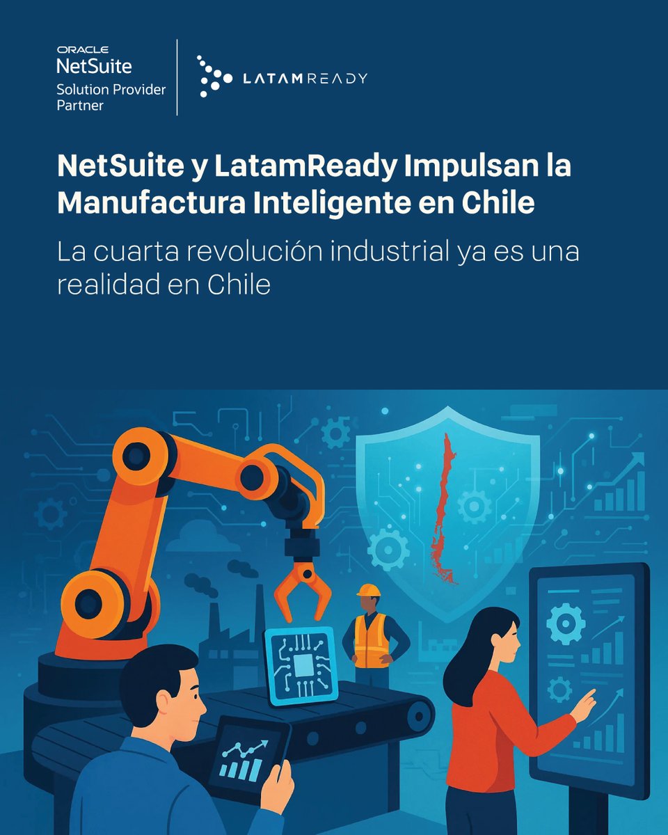 🏭 Transforma tu manufactura en Chile con NetSuite y LatamReady.

Optimiza procesos, reduce costos y mejora la eficiencia operativa.

🔗 Lee el blog completo aquí:

latamready.blog/netsuite-y-lat…