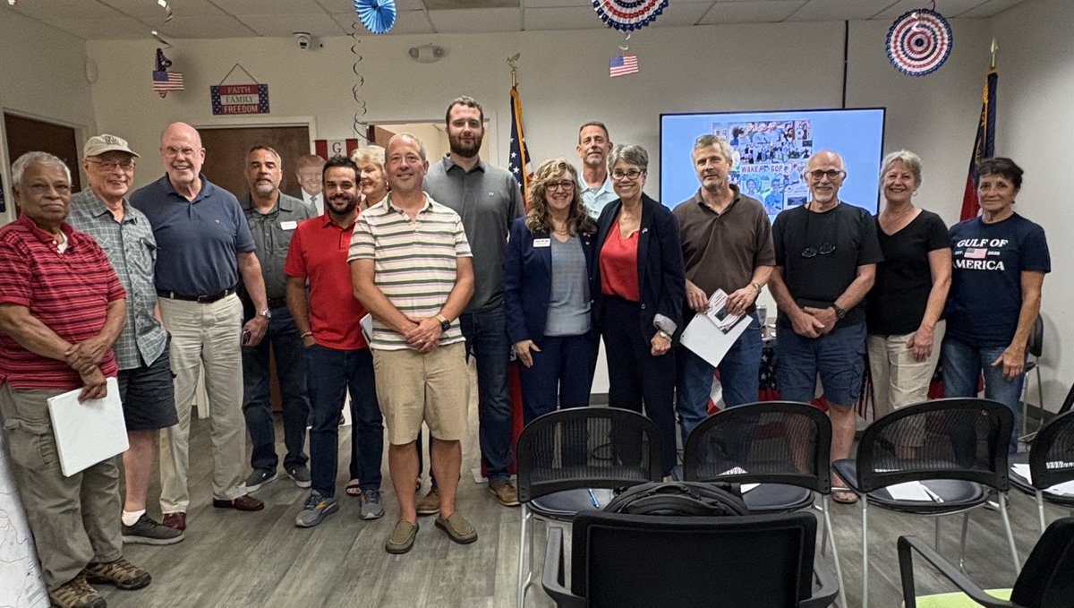 wakegop's tweet image. Amazing 1st Ever Region Chair Training with NCGOP Political Director Dakota Cook, GOTV chair and TPA Field Director Hudson Price and Region Chair Manager Mike DeGruy. Thanks to our instructors and all of our Region Chairs for participating!
#wakegop #ncgop #turningpointaction