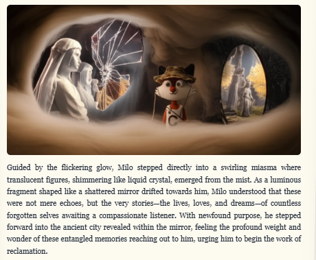 Just created my page in @‌campnetworkxyz's Never Ending Story using @‌StoryChain_AI 📖 Continue Milo's story for a chance to win a @‌CampTrailHeads WL spot! #NeverEndingStory