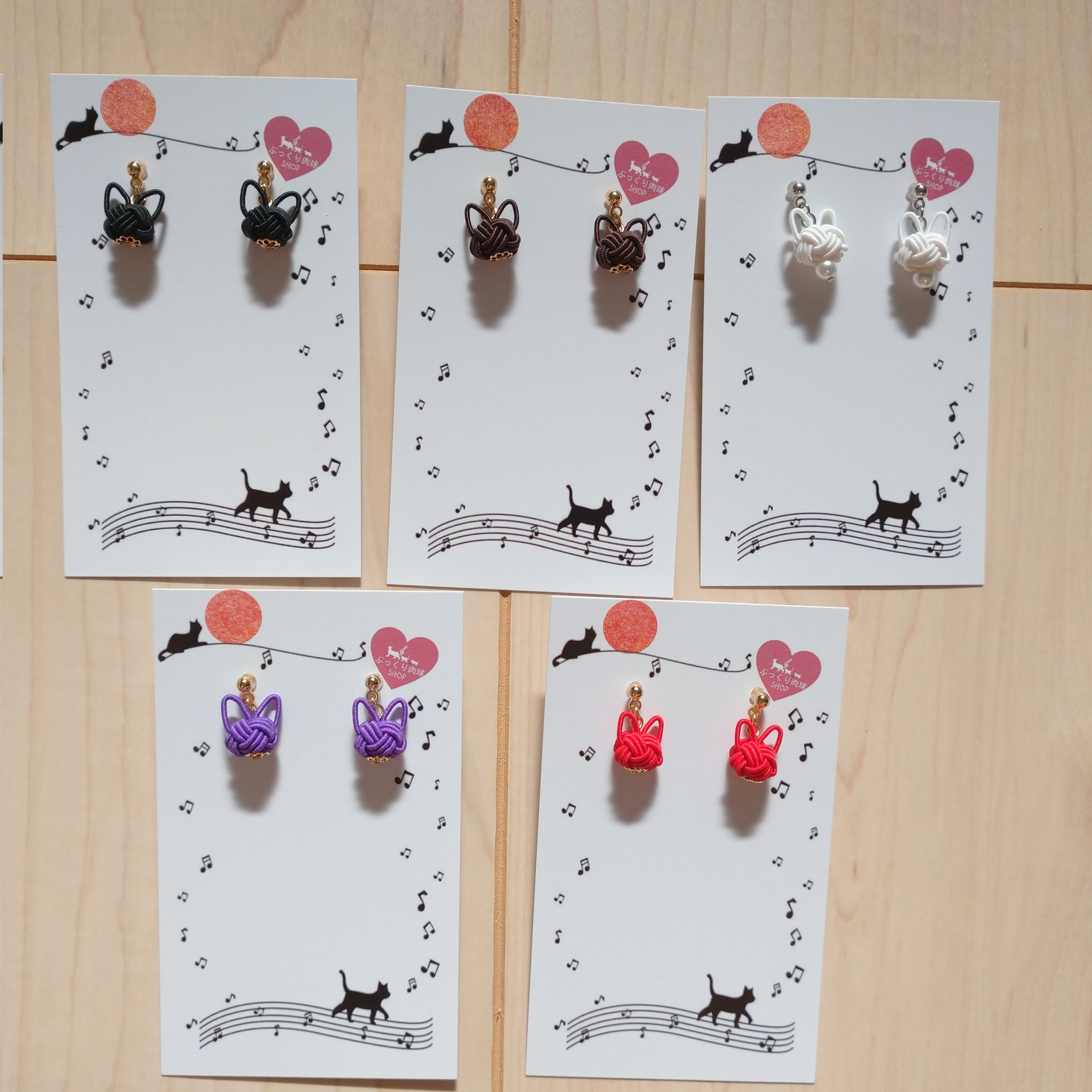 再販#1204 立体木のぼりネコちゃんピアス 再販#1204 立体木のぼりネコちゃんピアス - ピアス - ピアス