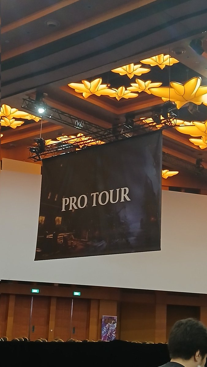 Playing my first pro tour! Made the financially responsible decision to fly to singapore to play card games