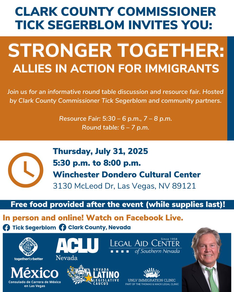Join us for Stronger Together: Allies in Action for Immigrants on July 31 at Winchester Dondero Cultural Center.

Learn about immigration updates, connect with local orgs, and enjoy free food! Attend in person or watch live on Facebook.