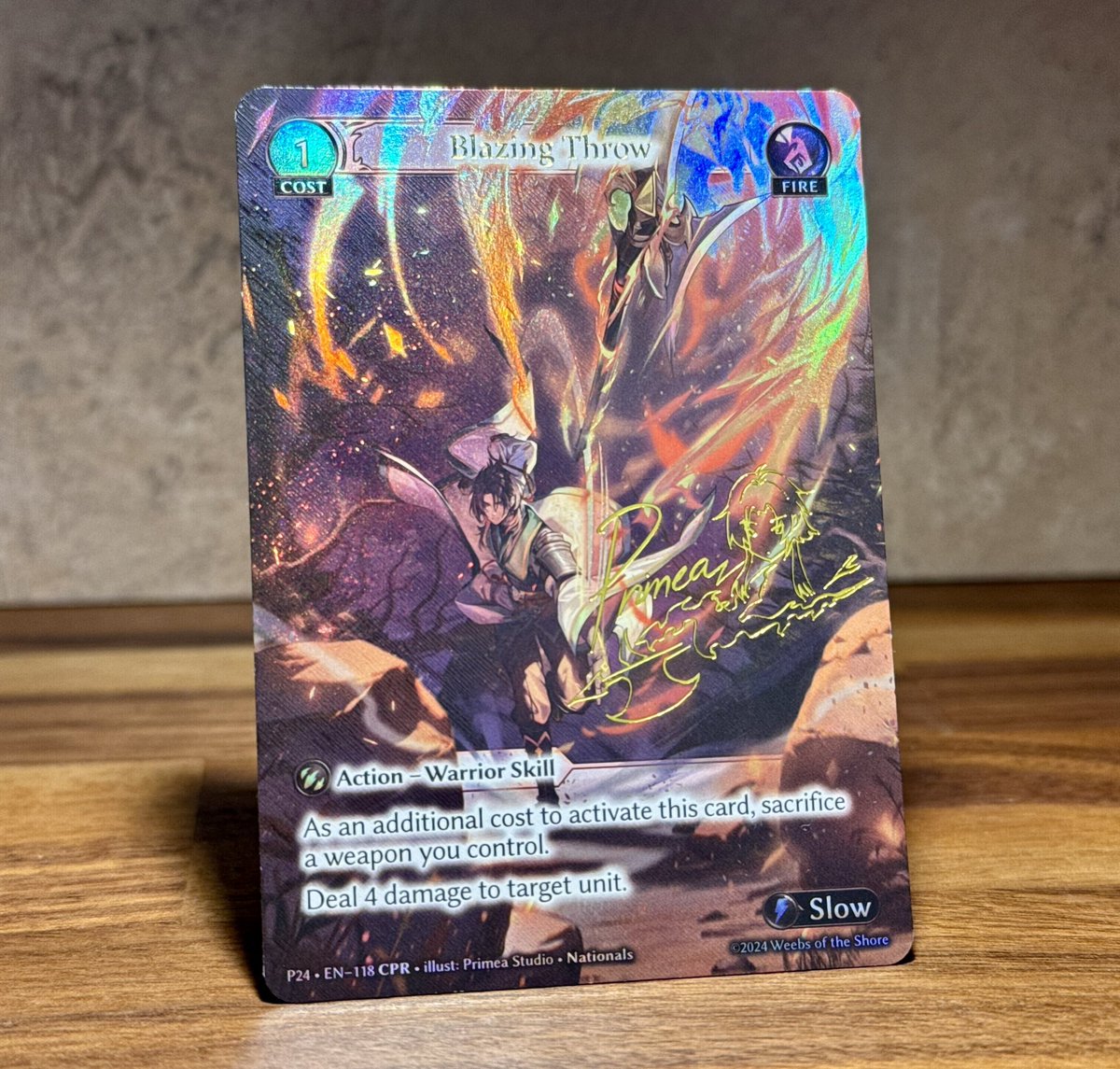 ResoluteJun's tweet image. "It's so pretty"
I love the process of foiling out my TCG decks. Picking out the arts, the editions, the rarities, etc. It tickles my brain in a good way.
#GrandArchiveTCG