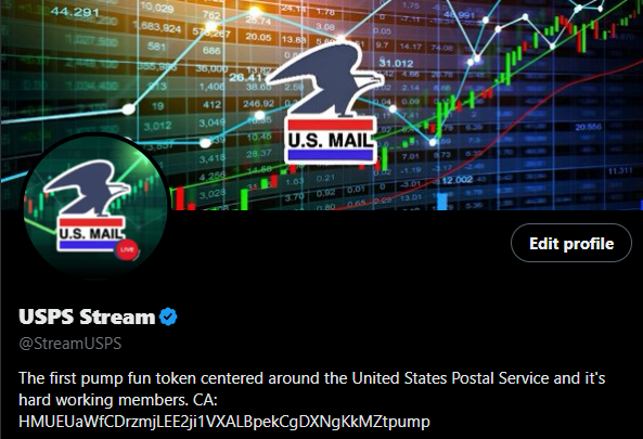 Just got a blue check.

We're going postal ladies and gentlemen. 

It's coming.