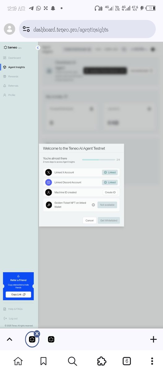 Hello <a href="/teneo_protocol/">Teneo Protocol</a> 
What's update means , how can I get the Golden NFT  , I will buy it or it's free this my wallet I Link 🖇️ 
0x55948c249a814acc519e934ae5db887ff23eb6e7 
#teneo <a href="/teneo_protocol/">Teneo Protocol</a>