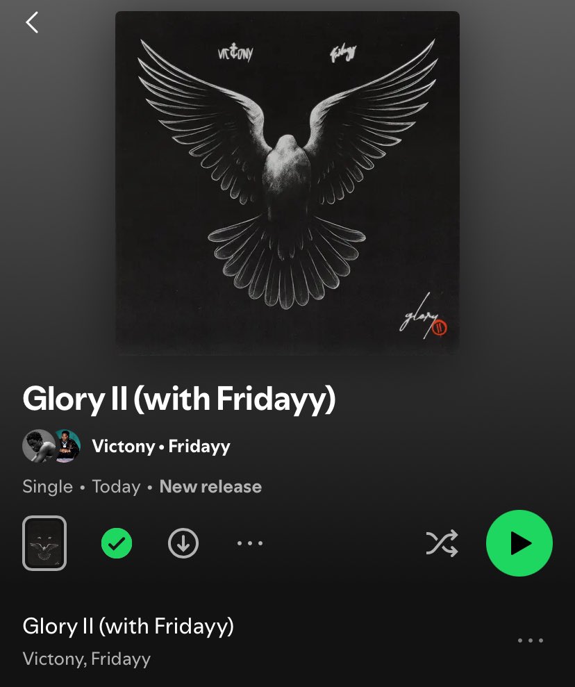 noxgenre's tweet image. “GLORY II” from VICTONY x FRIDAYY is OUT NOW!!!
A powerful sequel packed with emotion, faith, and fire vocals.
Two distinct voices, one soul-stirring anthem. ✝️🔥
This one hits deep.
🎧 Tap in and let the glory rise.
🔗 open.spotify.com/album/5KNIe8AT…
#Victony #Fridayy #GloryII…