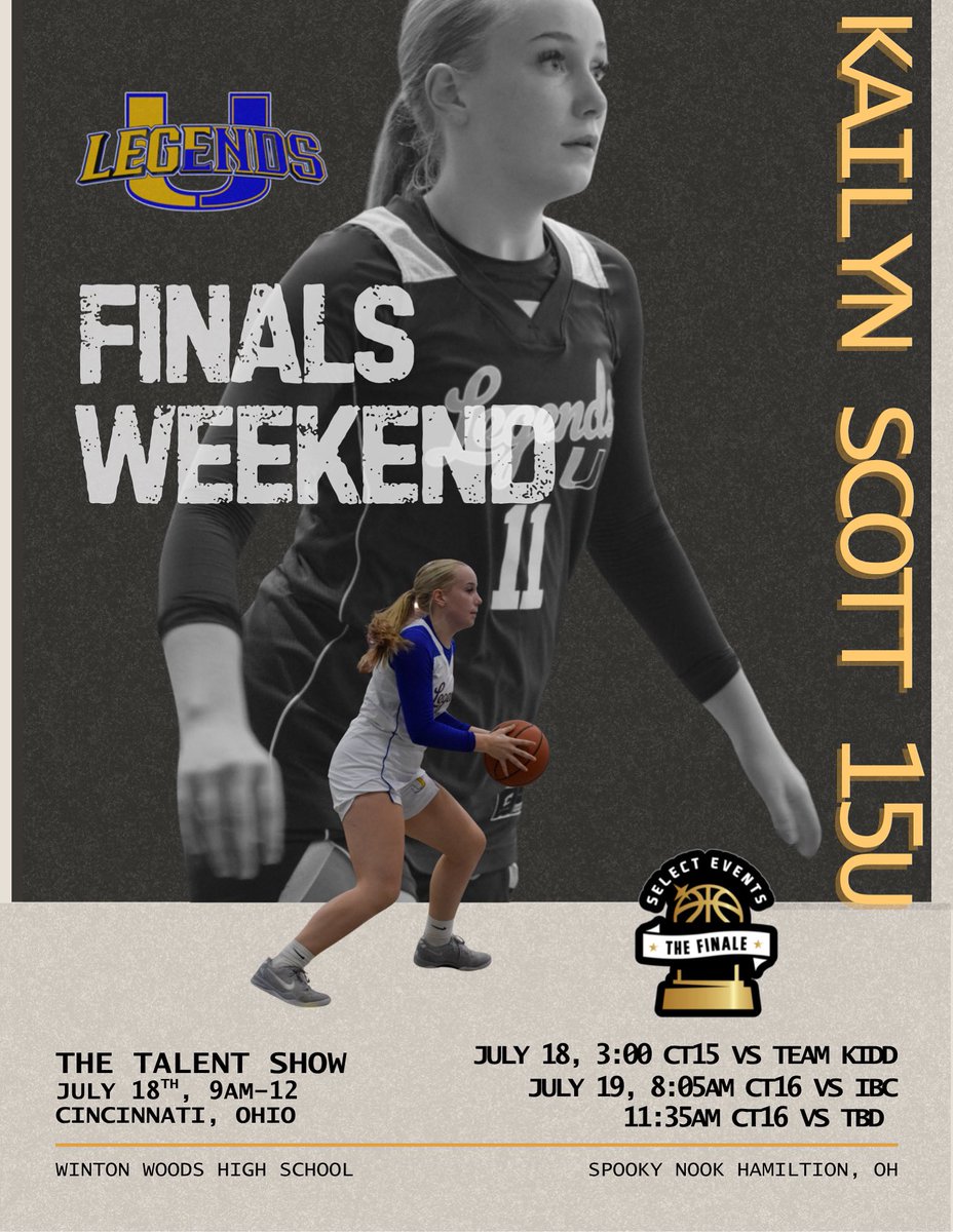 Kailyn Scott (@kailynscott288) on Twitter photo come catch me at P24 finals this weekend and the talent show! <a href="/Legends_Bball/">Legends U Basketball</a> <a href="/BryceMcKey/">Bryce McKey</a> <a href="/DrewFladung/">Drew Fladung</a> come catch me at P24 finals this weekend and the talent show! <a href="/Legends_Bball/">Legends U Basketball</a> <a href="/BryceMcKey/">Bryce McKey</a> <a href="/DrewFladung/">Drew Fladung</a>
