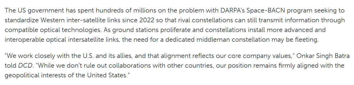 ionkarbatra's tweet image. A brief snippet from our conversation from an article in Data Center Dynamics on @apolinkHQ's core geopolitical and commercial stance regarding U.S. space sovereignty.
datacenterdynamics.com/en/news/19-yea…