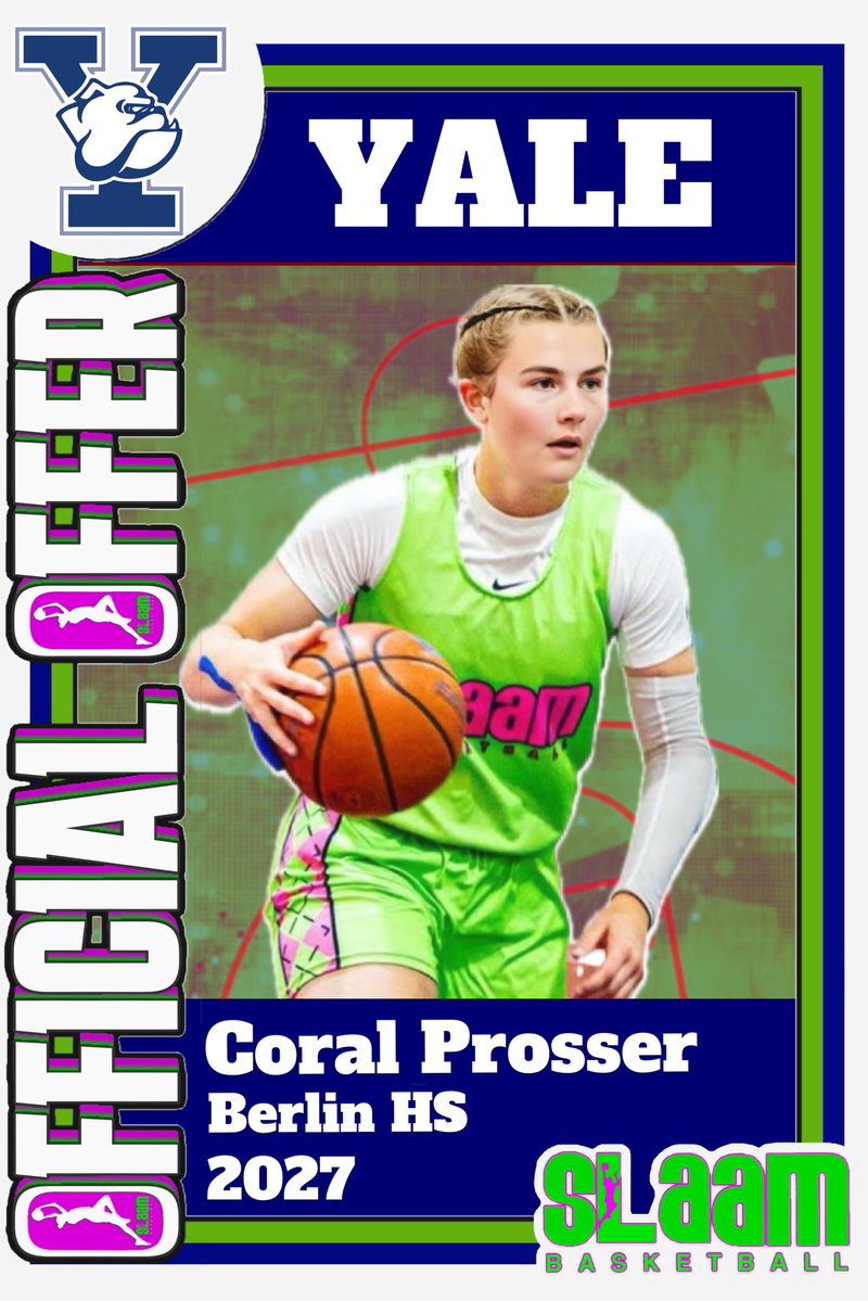 slaambasketball (@slaambasketball) on Twitter photo 🎉 Big congrats to #SLAAMFam <a href="/coral_prosser24/">Coral Prosser</a> on her official offer to join <a href="/dalila_eshe/">Dalila Eshe</a> & <a href="/YaleWBasketball/">Yale Women’s Basketball</a>!!! 🏀 Amazing achievement! Shoutout to <a href="/slaam2026jamal/">SLAAM 2026 Woodson</a> <a href="/BerlinAthletics/">Berlin Athletics</a> <a href="/SelectEventsBB/">Select Events Basketball</a> <a href="/getmeoffersnow/">GET ME OFFERS NOW!</a> #NewHavenAPizza #Yale2027 🎉 Big congrats to #SLAAMFam <a href="/coral_prosser24/">Coral Prosser</a> on her official offer to join <a href="/dalila_eshe/">Dalila Eshe</a> & <a href="/YaleWBasketball/">Yale Women’s Basketball</a>!!! 🏀 Amazing achievement! Shoutout to <a href="/slaam2026jamal/">SLAAM 2026 Woodson</a> <a href="/BerlinAthletics/">Berlin Athletics</a> <a href="/SelectEventsBB/">Select Events Basketball</a> <a href="/getmeoffersnow/">GET ME OFFERS NOW!</a> #NewHavenAPizza #Yale2027