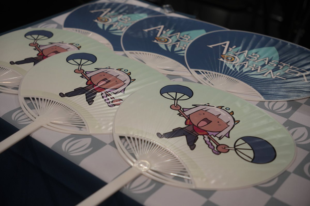 #BitSummit is upon us! Come and try out our new demo! And don’t forget to get your free #AlabasterDawn fan!

ビットサミットが始まりました！ぜひ遊びに来てね！『アラバスター・ドーン』のうちわもありますよ！