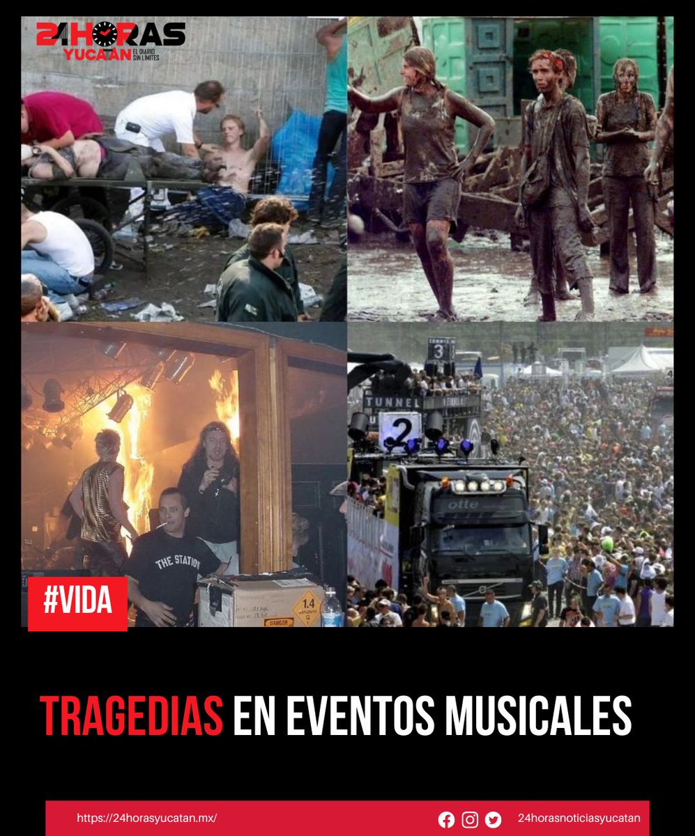 24horasYucatan's tweet image. 📍 Tragedias en eventos musicales.

Los detalles 👉 l.24-horas.mx/1z5

#TragediasMusicales #EventosMasivos #SeguridadEnConciertos #ConciertosTrágicos #FestivalesDeMúsica #TragediasEnVivo #EstampidasEnConciertos #IncendiosEnEventos #Astroworld2021 #LoveParade2010