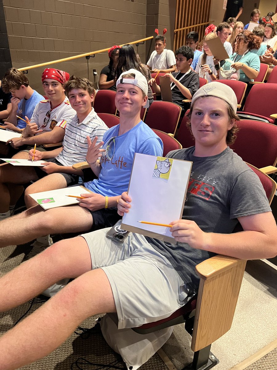 RockHighPres's tweet image. AMDG Hawklets at Boston College: Today includes a local pizzeria, lobster dinner, art creation and getting ready to wrap up week. AMDG