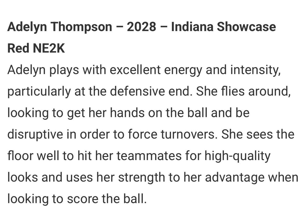 Adelyn Thompson ‘28 (@addythompson28) on Twitter photo Thanks for the write-up <a href="/JrAllStarBB/">Jr. All-Star Girls Basketball</a>! Hope to see you this weekend at the <a href="/NE2KHoops/">NE2KHoops</a> National Championship. <a href="/coachbgorman/">Coach Gorman</a> <a href="/CascadeGBB/">Cascade Lady Cadets Basketball</a> Thanks for the write-up <a href="/JrAllStarBB/">Jr. All-Star Girls Basketball</a>! Hope to see you this weekend at the <a href="/NE2KHoops/">NE2KHoops</a> National Championship. <a href="/coachbgorman/">Coach Gorman</a> <a href="/CascadeGBB/">Cascade Lady Cadets Basketball</a>