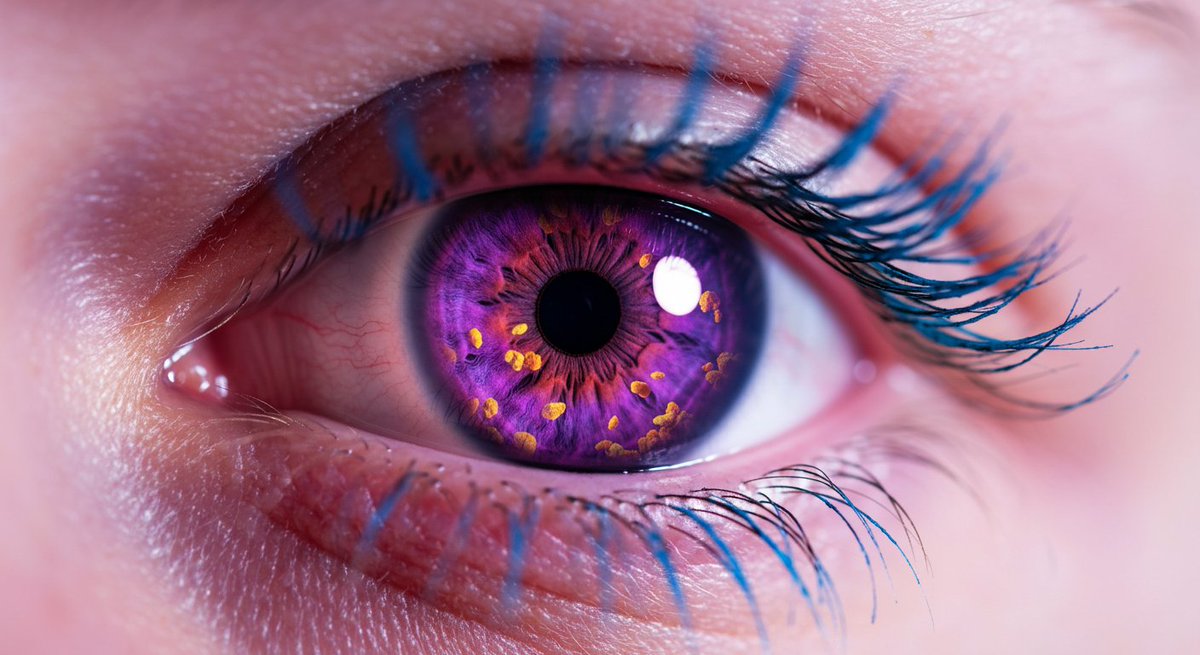 Team_Greenfield's tweet image. Generated with Imagen 4  

Prompt: A hyper-macro, artistic photograph focuses with breathtaking intimacy on a single human eye. The composition is so tight that the surrounding skin is a soft-focus blur of ethereal pink and lavender tones. But the eye itself is a portal to an…