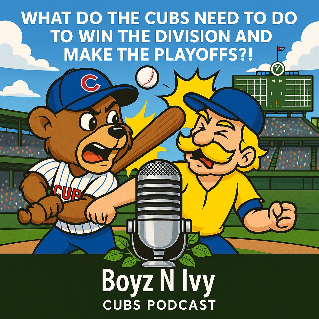 Boyz N Ivy (@boyznivypodcast) on Twitter photo New episode of the Boyz N Ivy Cubs podcast! Check it out! #Cubs #cubspodcast <a href="/parkchopmeade/">Parker Meade</a>
youtu.be/qpFVH5QuRjk?si⦠New episode of the Boyz N Ivy Cubs podcast! Check it out! #Cubs #cubspodcast <a href="/parkchopmeade/">Parker Meade</a>
youtu.be/qpFVH5QuRjk?siā¦