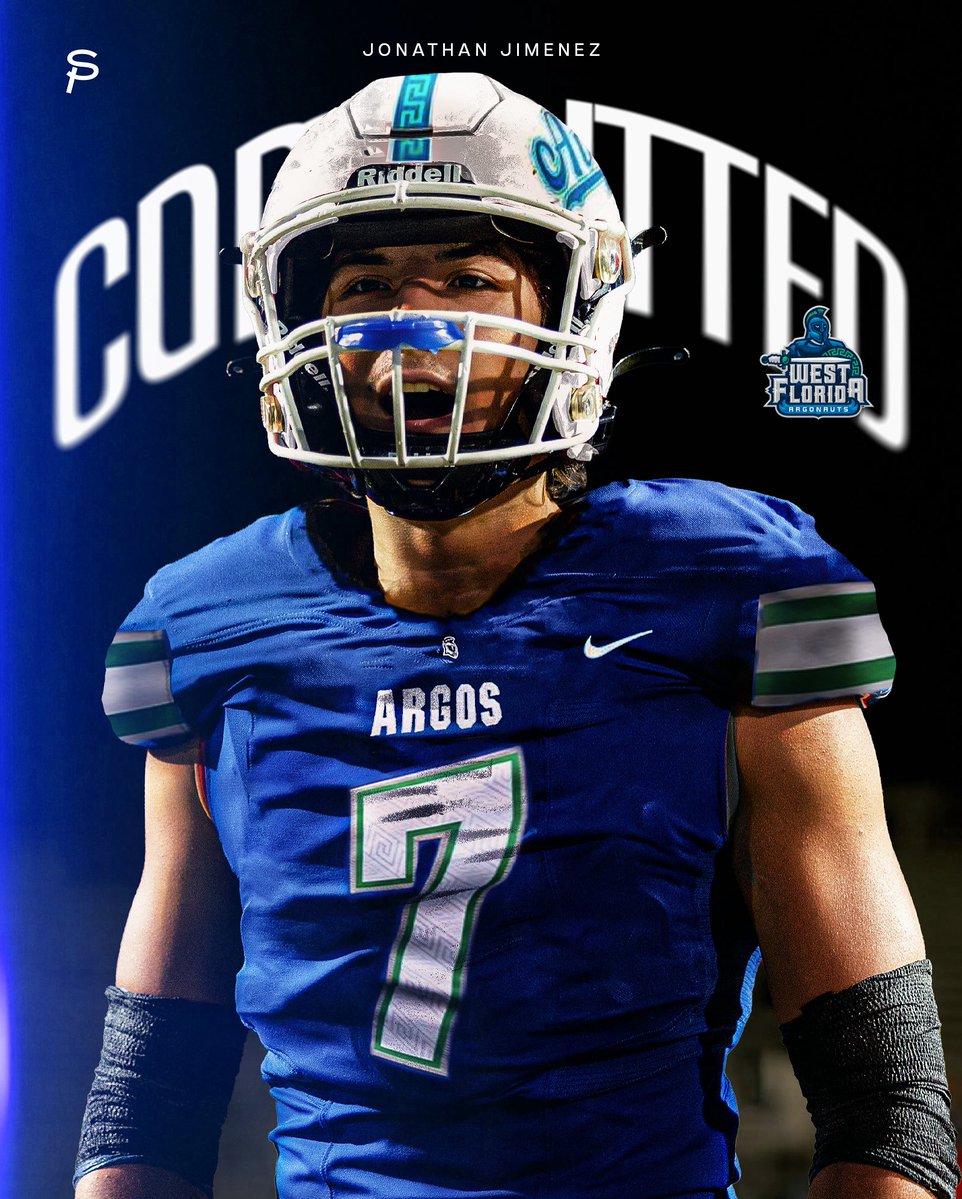 johnathanj850's tweet image. I am very excited and blessed to announce i have committed to @UWFFootball!! GO ARGOS💙💚 #LETSGO #TRENCHES #DLINE
@CoachK_Conner @CoachMelo90 @BLester1993 @PaceHSfootball @PrepRedzoneFL @NP4Football_OT @ExpoRecruits @TyWisecoach @tpitts_77
