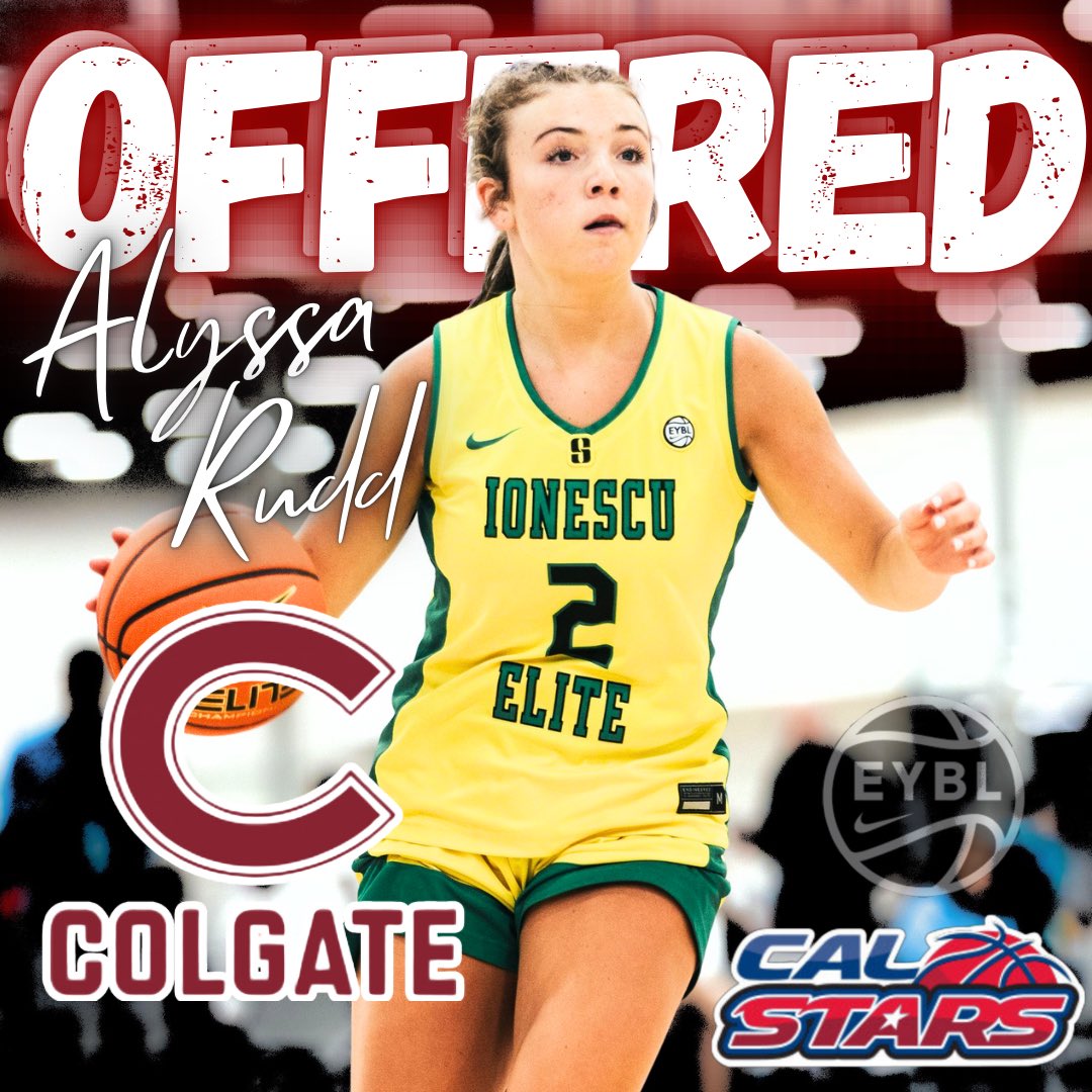 CalStars (@calstars) on Twitter photo Congratulations to 2026 Alyssa Rudd on her recent offer from Colgate University! 
#onetwostars Congratulations to 2026 Alyssa Rudd on her recent offer from Colgate University! 
#onetwostars