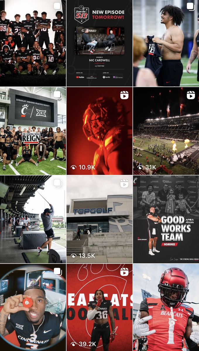 ClayBollinger's tweet image. All three content phases are firing as we hit the final home stretch of the offseason
6 weeks to Kansas City!
@GoBearcatsFB 📈