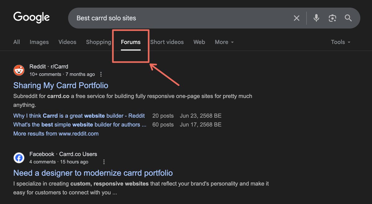 Is this new for anyone else in Google search results? Or just new to me... haha