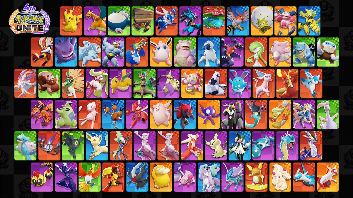 poke_unite_kr's tweet image. 🎊「Pokémon UNITE」가 드디어 출시 4주년!🎊
참전 포켓몬은 75마리를 돌파했으며 앞으로도 많은 포켓몬들이 등장 예정입니다!
써보고 싶은 포켓몬을 댓글로 알려 주세요!
#포켓몬 #PokémonUNITE #포켓몬유나이트 #포켓몬유나이트4주년