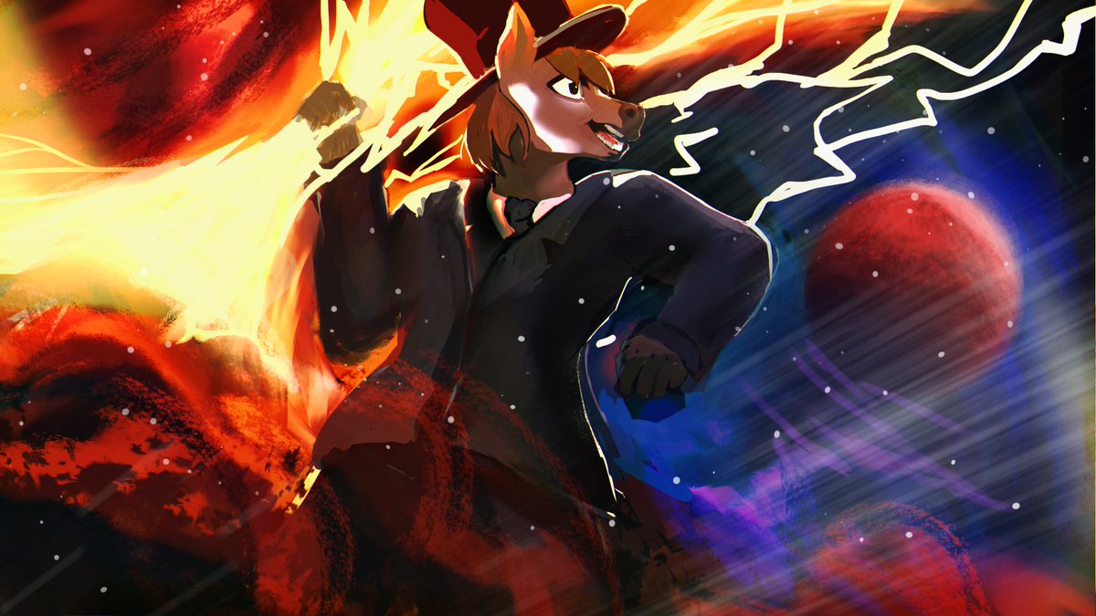 hierozaki's tweet image. silly commission for ghio