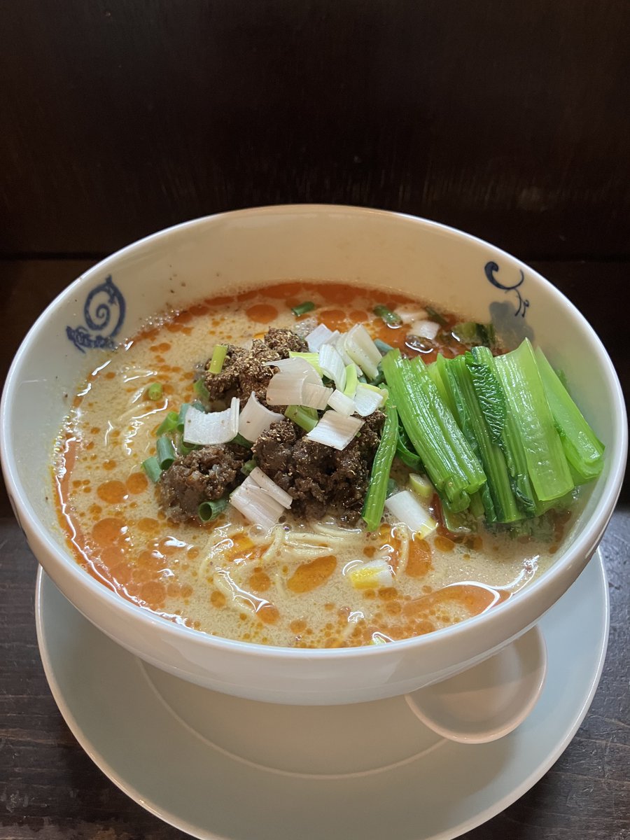 ichiro_poker's tweet photo. 【うず担　@赤坂】

場所が分かりづらくて迷う。初めて担々麺のスープを飲み干した気がする。美味 https://t.co/7WYOO4btH8