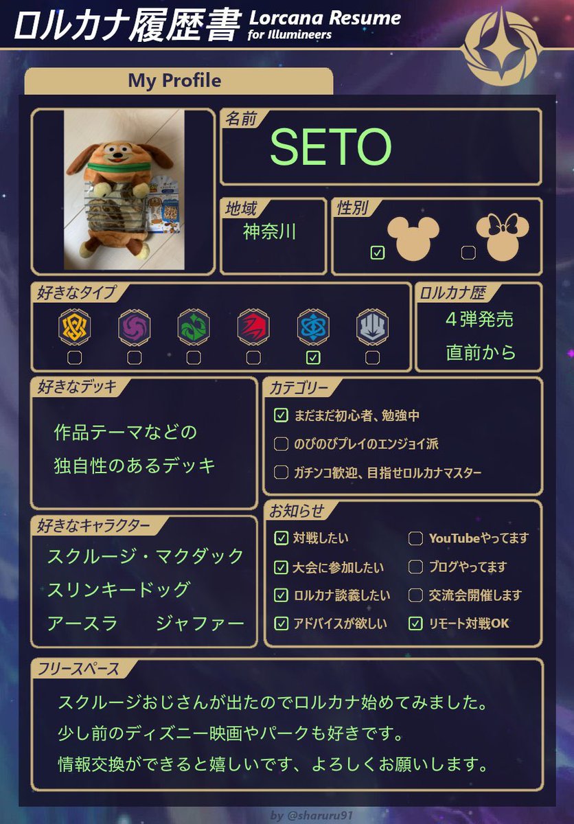 値下げ可能　ロルカナ　レットイットゴー　上位賞 ロルカナ】レット・イット・ゴー LET IT GO【R】JA・1・163 - C