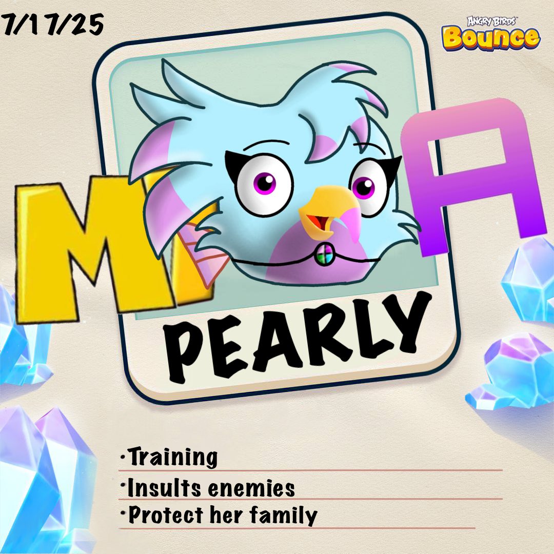 MixelWith's tweet image. 🎨 NEW ART / EDIT 🎨

I came out with my latest art featuring my #birdsona in #AngryBirdsBounce style! I even did a bio like in the official images. Credits to OmegaDavidS for making the blank templates! And credits to ​⁠@cyberveazousvictor49723 for drawing my birdsona.