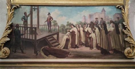 Lord God,
you called St. Teresa of St. Augustine &amp; her companions
to go on in the strength of the Holy Spirit
from the heights of Carmel to receive a martyr’s crown.
May our love too be so steadfast
that it will bring us
to the everlasting vision of your glory. #Carmelites