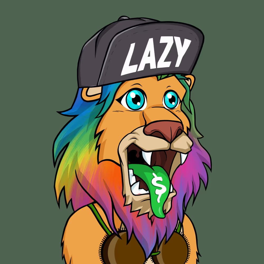 I feel $Lazy and want to ROAR with my <a href="/LazyLionsNFT/">Lazy Lions 👑</a>