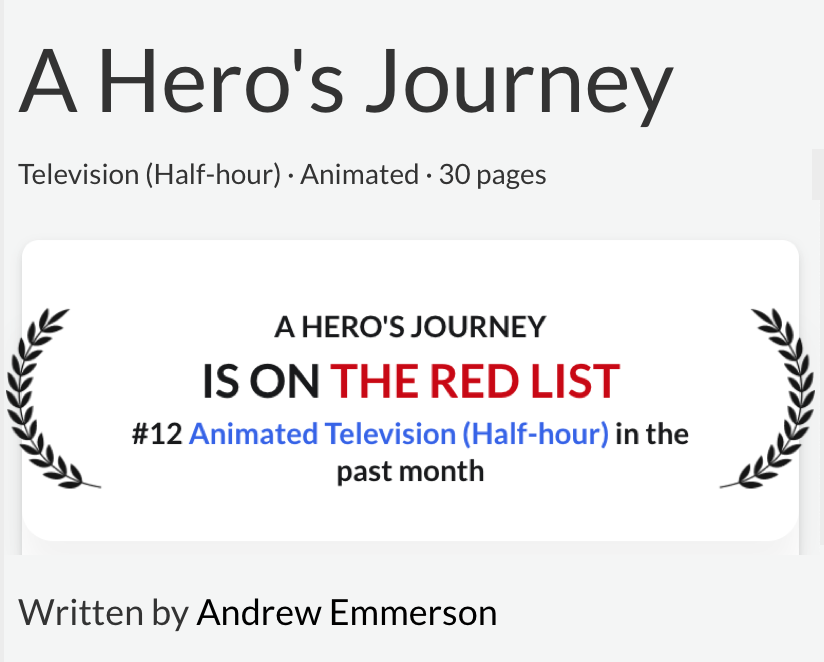 Didn't progress in Shore Scripts TV Mentorship program...but this is nice ♥️