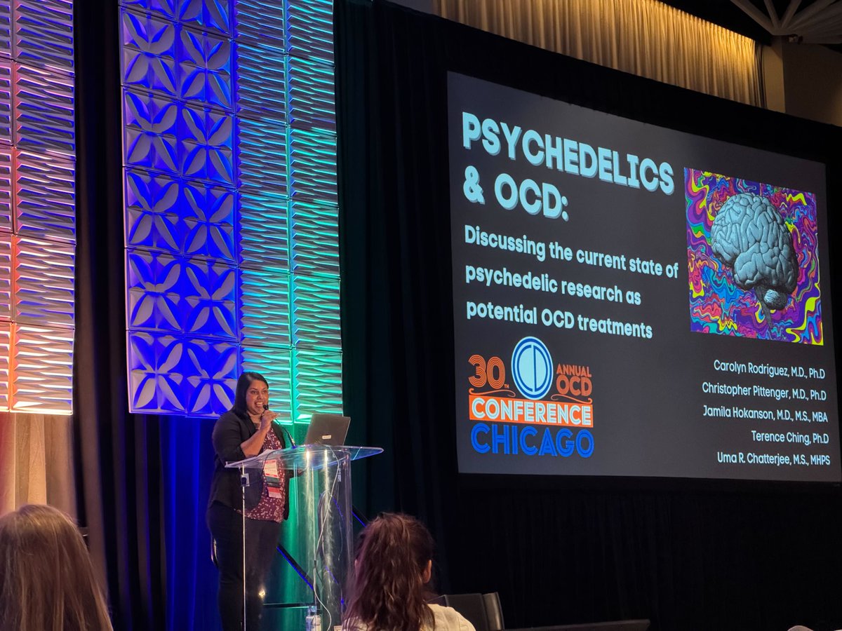 We were proud to represent OCD Wisconsin at the #IOCDF2025 Conference in Chicago! 🌟
Our board members led sessions &amp; presented research, connecting with advocates, professionals &amp; families. Grateful to be part of this powerful community. 💙
#OCDWisconsin #TogetherForOCD