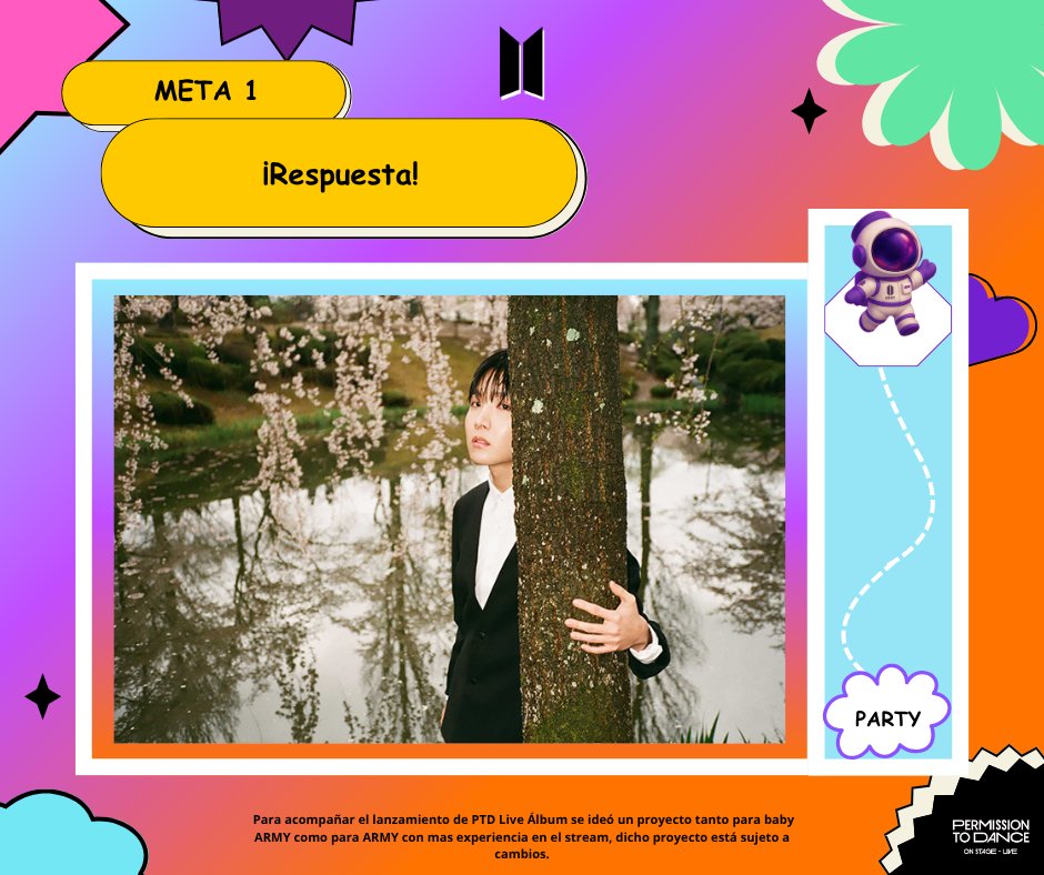 Permission to Dance On Stage — Live
Pre PARTY 🥳 

¡Es j-hope! 💜 ¿Se acuerdan a que álbum pertenece esta foto? 

BTS IS COMING
PTD LIVE ÁLBUM
#PTD_ON_STAGE_LIVE