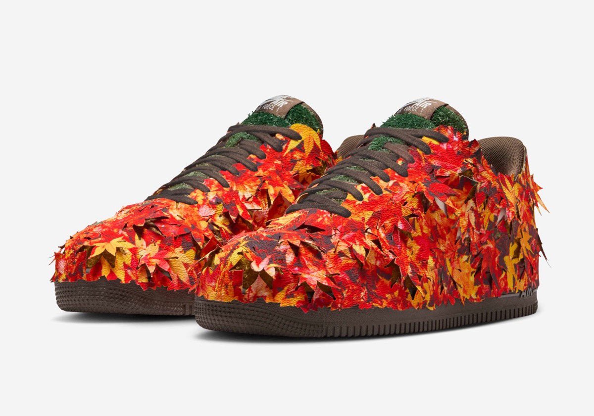 徐々に紅葉が散っていく Nike Air Force 1 Low 