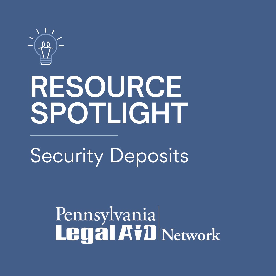 PALegalAidNet's tweet image. Do you know your rights when it comes to security deposits in Pennsylvania? Learn how much landlords can charge, when they must return your deposit, and what steps you can take if they don’t.
Get the details here: bit.ly/PALawHelp-Secu…