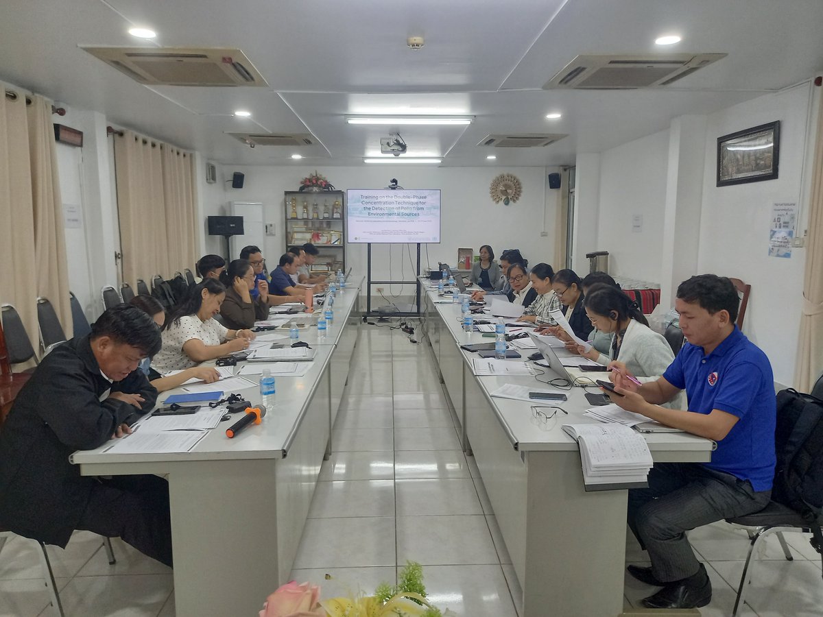 WR_LaoPDR's tweet image. While 🇱🇦 was certified #polio free in 2000, ongoing efforts by the Ministry of Health with WHO support are helping keep the country safe from future cases
Great to see training for national lab officials maintaining environmental surveillance and detection capabilities! 🔎