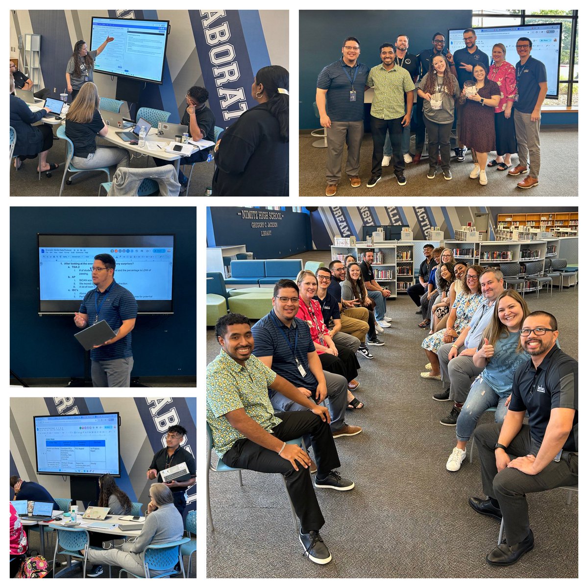 Trent Nickerson (@nickatnimitz24) on Twitter photo Our <a href="/NimitzVikings/">Nimitz High School</a> Guiding Coalition was hard at work refining our practices and building on the successes of last school year. 📈🩶💙⚓️ Our <a href="/NimitzVikings/">Nimitz High School</a> Guiding Coalition was hard at work refining our practices and building on the successes of last school year. 📈🩶💙⚓️