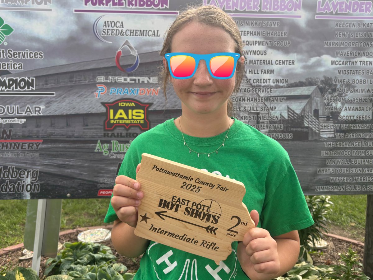 Happy Friday Eve from the Hawkeye State! 

Now we can get serious about adding a little more distance and putting lots n lots of rounds down range before the state shoot in August!! 

Lots of smiling faces holding up county shoot trophies this evening!!
👊🏼👊🏼🇺🇸🇺🇸