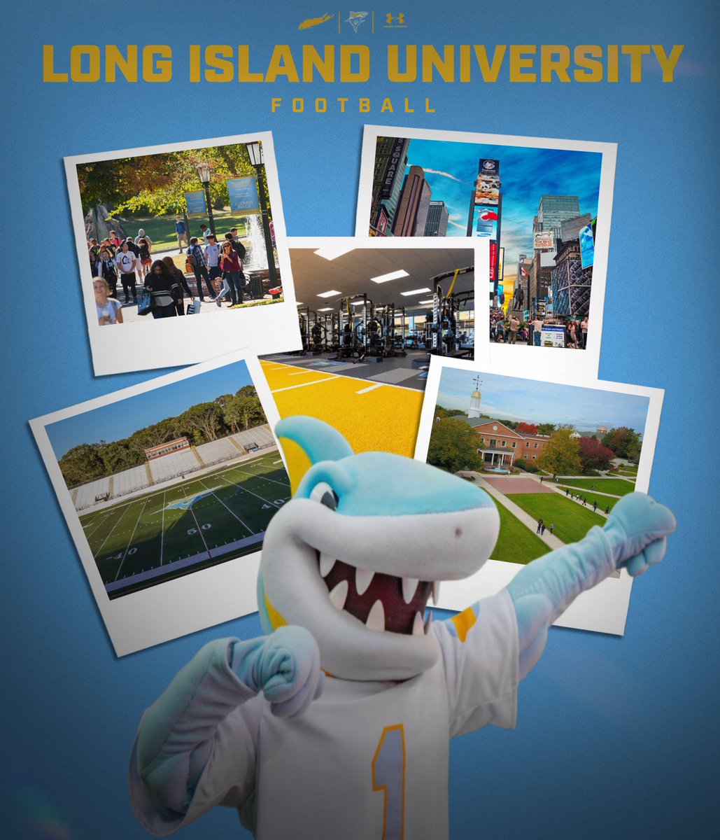 Coach_IPace's tweet image. Huge weekend ahead for the @LIUSharksFB Family‼️
✅ Getting better 1️⃣ Day at a time
✅ 2️⃣ Awesome camps on 🎴
✅ 🅱️ig Time Visitors on Campus
Exciting time to be a SHARK‼️🦈🦈