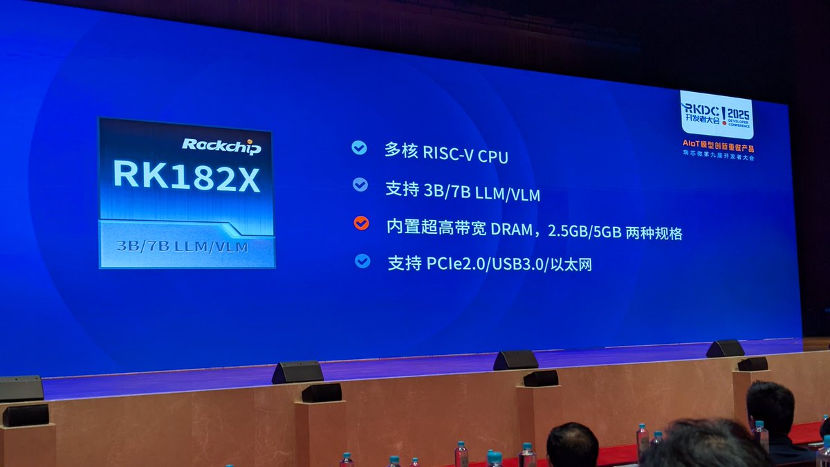 BG5USN's tweet image. #Rockchip RK182x co-processor for LLM.
LLM on chip is on the way. #RKDC2025